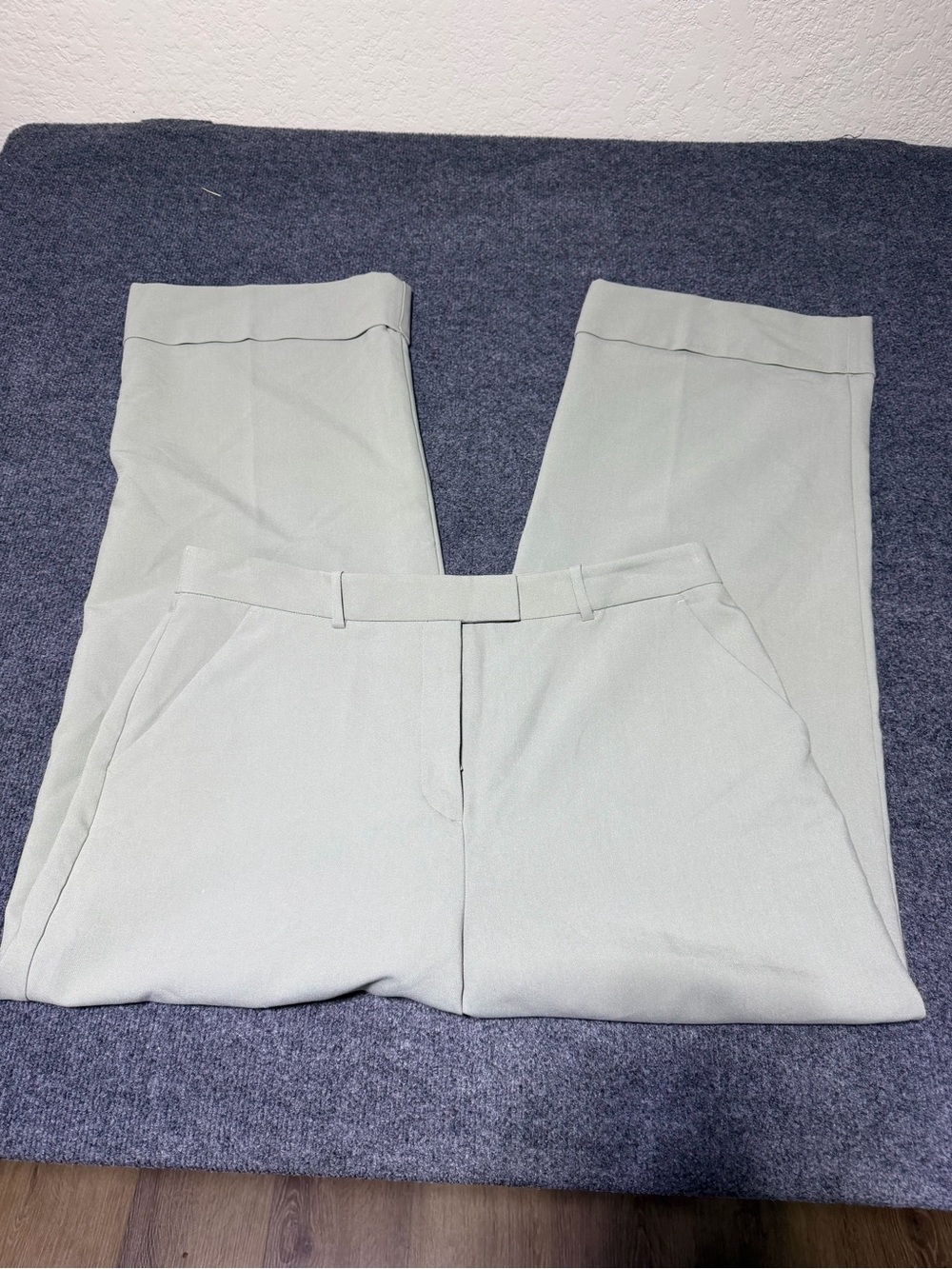 Abercrombie & Fitch Light Mint Women's Trousers - Wide Leg